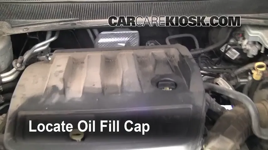 2007 Chrysler Sebring Limited 2.4L 4 Cyl. Oil Add Oil